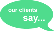Our clients say